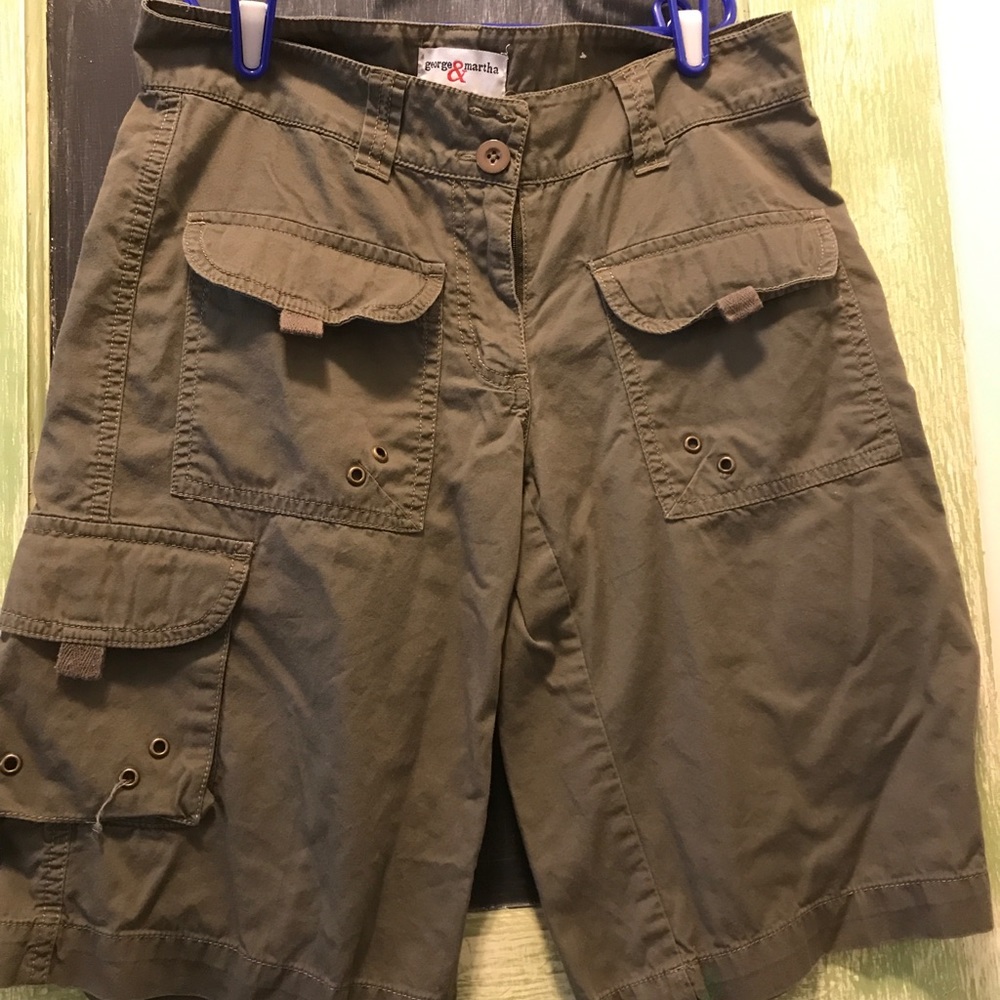George & Martha Size 4 Cargo Shorts